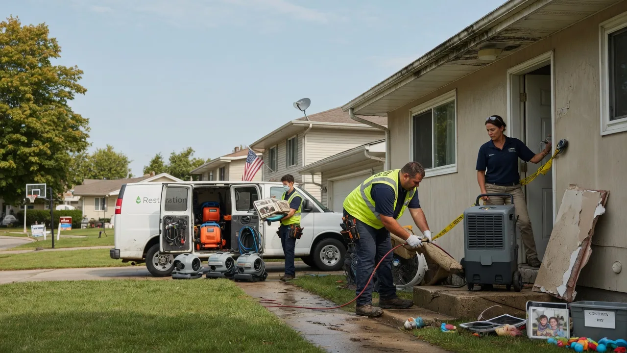Water Damage Restoration in Mediapolis, IA near me